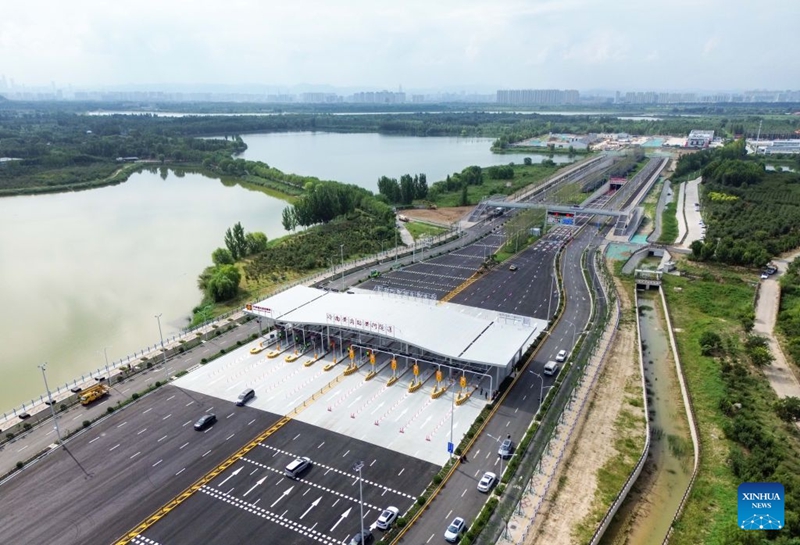 Handaki jipya la kuvuka Mto Manjano lafunguliwa katika Mji wa Jinan, Shandong, China