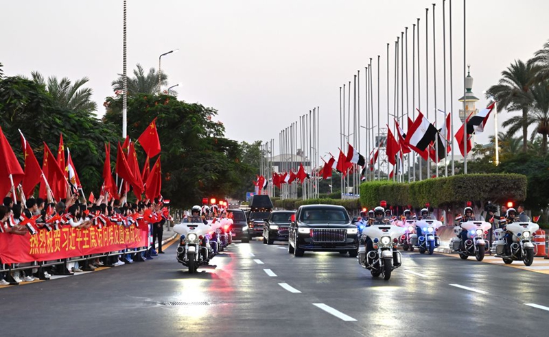 Rais wa China Xi Jinping akiondoka Cairo baada ya ziara ya kiserikali nchini Misri, Septemba 2, 2026. (Xinhua/Xin Mengchen)