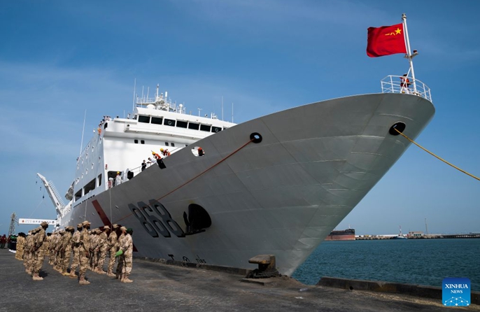 Meli ya hospitali ya jeshi la majini la China yawasili Mauritania kwa ajili ya kutoa huduma za matibabu