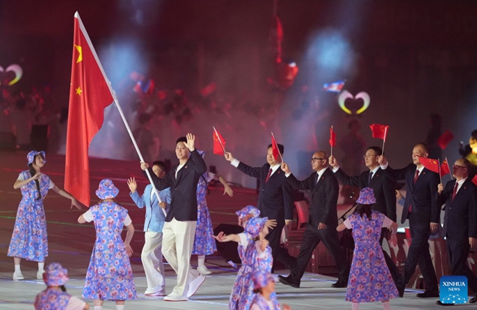 Sherehe za kufunguliwa kwa Michezo ya 20 ya Asia zafanyika Nagoya, Japan
