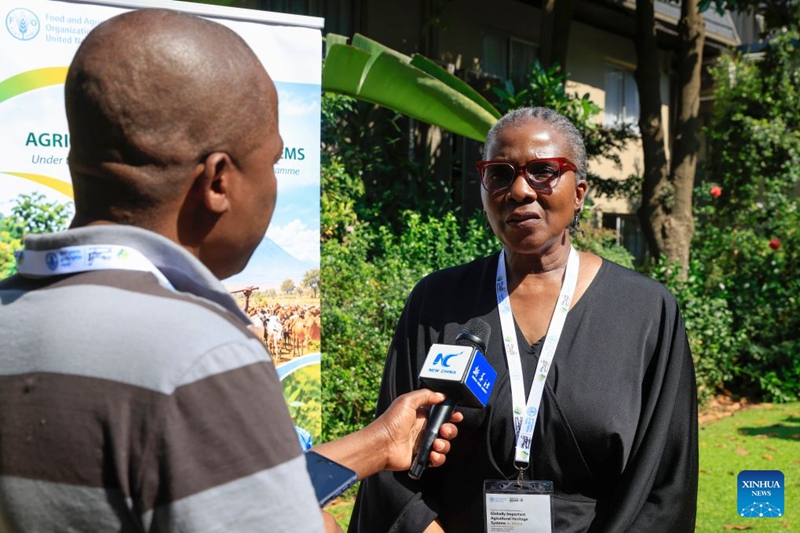 Morongoa Leseke, mkurugenzi mkuu katika Idara ya Misitu, Uvuvi na Mazingira ya Afrika Kusini, akizungumza kwenye mahojiano na shirika la habari la China, Xinhua, Johannesburg, Afrika Kusini, tarehe 28 Septemba 2026. (Xinhua/Chen Wei)