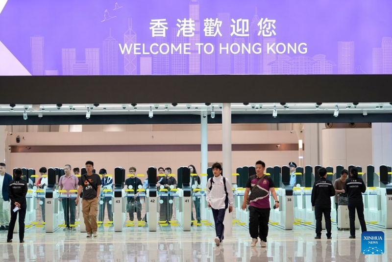 Bandari iliyoboreshwa yafunguliwa kwa ajili ya kurahisisha usafiri wa kuvuka mpaka kati ya Shenzhen na Hong Kong, China