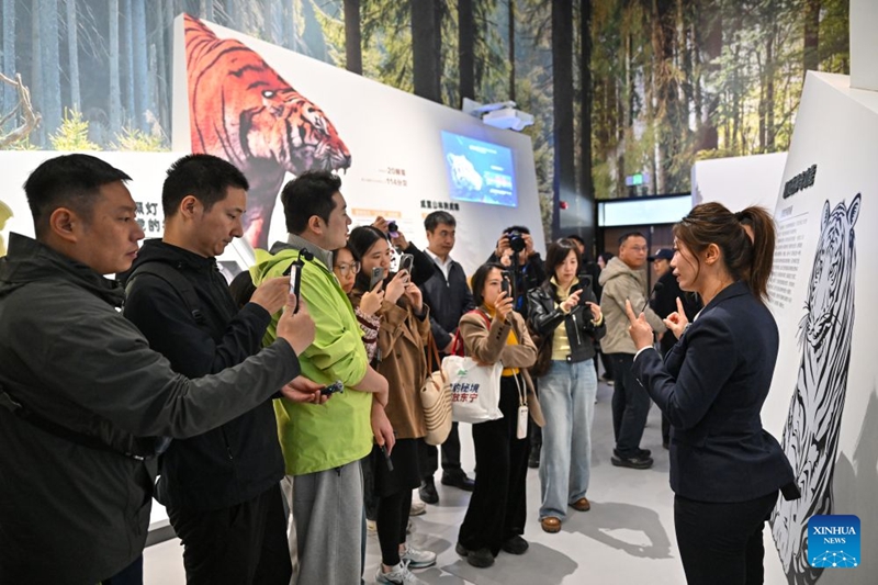 Kituo cha Uenezaji Sayansi mkoani Heilongjiang, China chawezesha watu kujua simbamarara wa Siberia na chui wa Amur