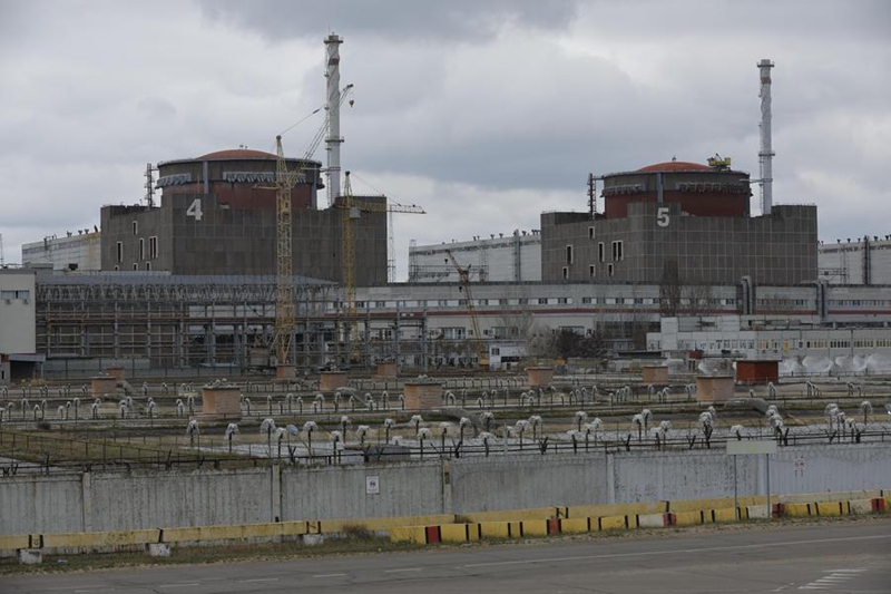 Picha hii iliyopigwa Machi 29, 2023 ikionyesha kituo cha kuzalisha umeme kwa nishati ya nyuklia cha Zaporizhzhia kusini mwa Ukraine. (Picha na Victor/Xinhua)