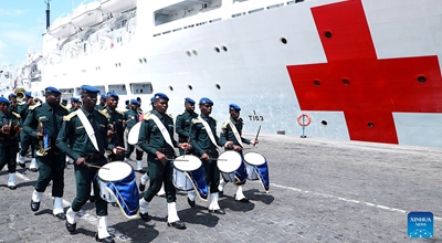 Meli hospitali ya jeshi la majini la China yawasili Cote d'Ivoire kutekeleza jukumu la matibabu