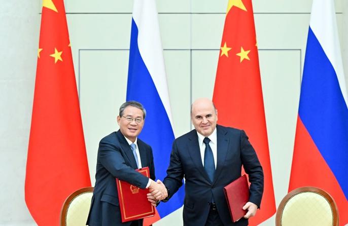 Li Qiang ahudhuria mkutano wa 31 wa kawaida kati ya mawaziri wakuu wa China na Russia
